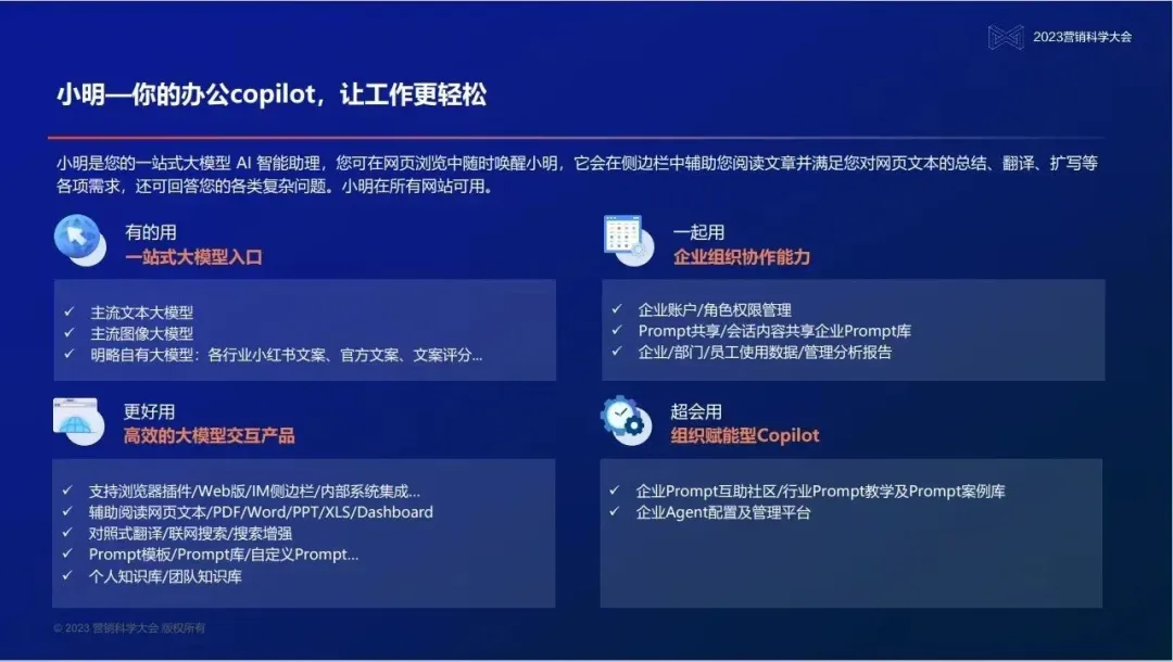 明略科技推出的小明助理Copilot